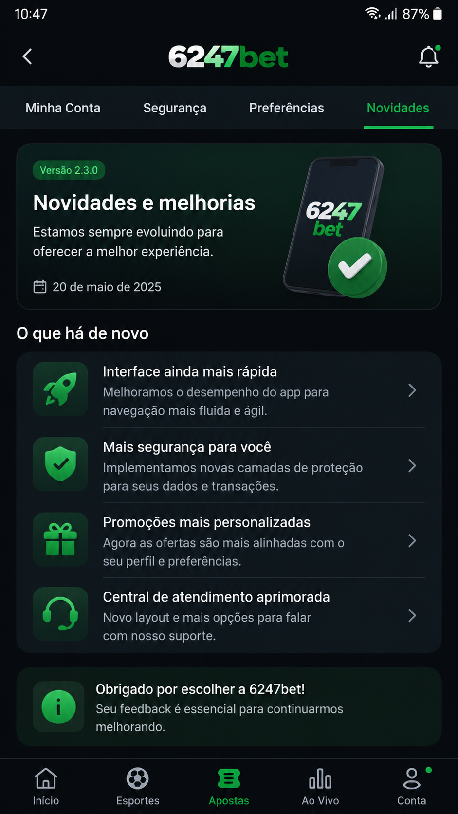 6247bet screenshot