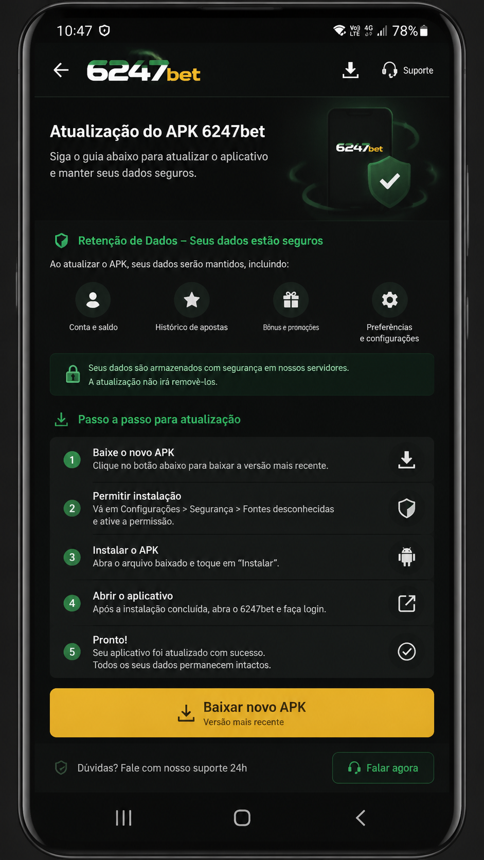 6247bet screenshot