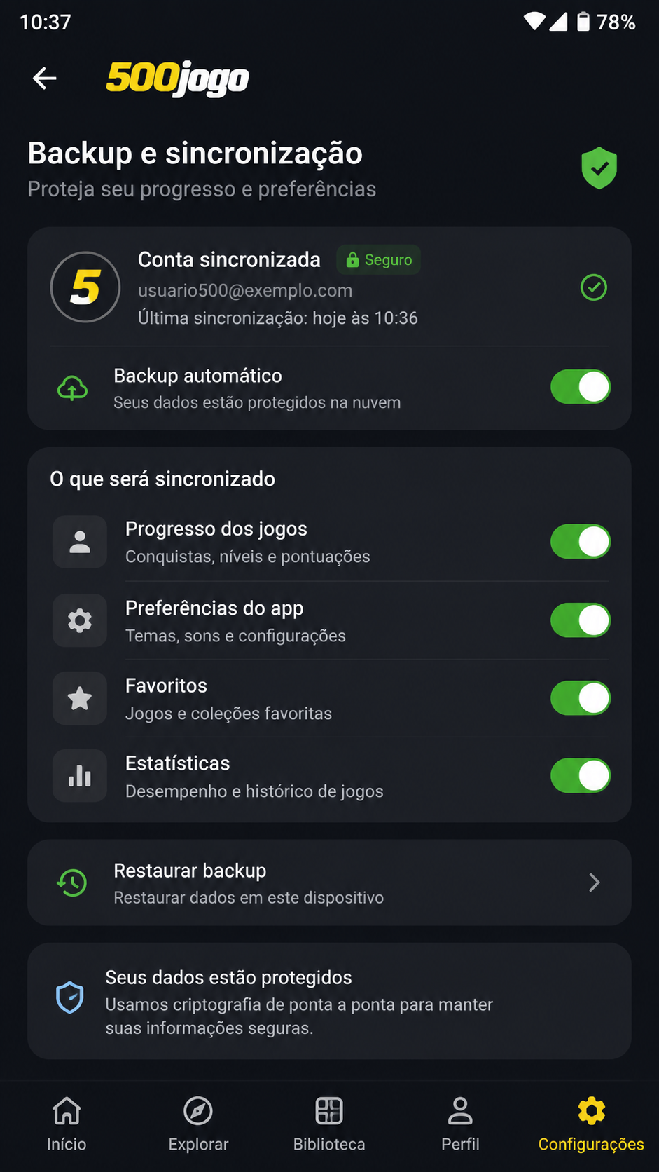 500jogo screenshot